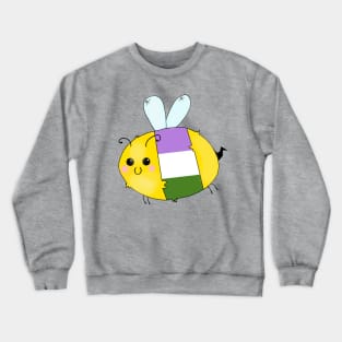 Pride Bees - Genderqueer Crewneck Sweatshirt